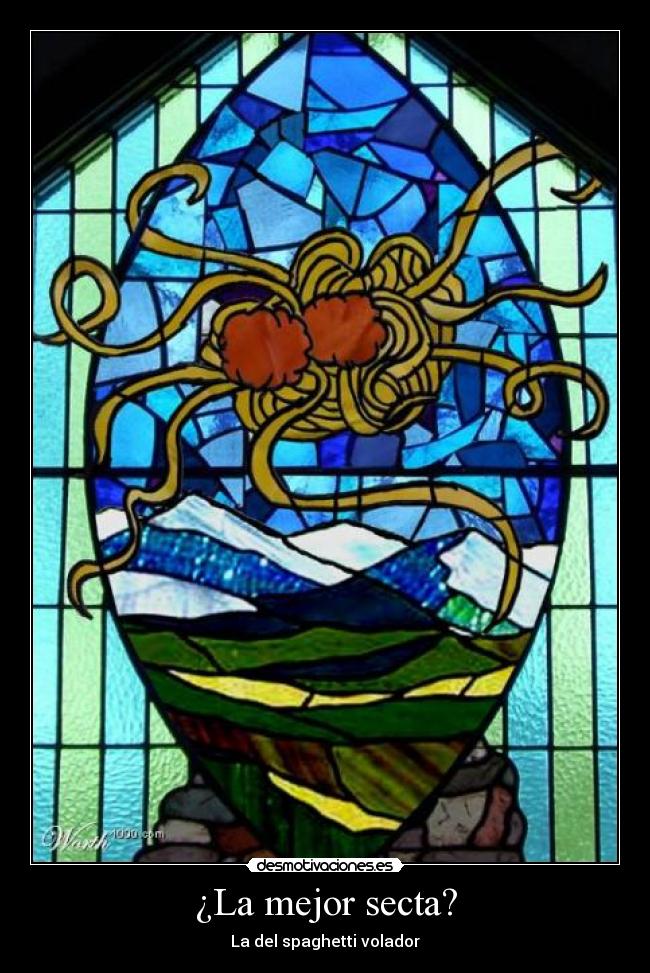 carteles spaghetti volador desmotivaciones