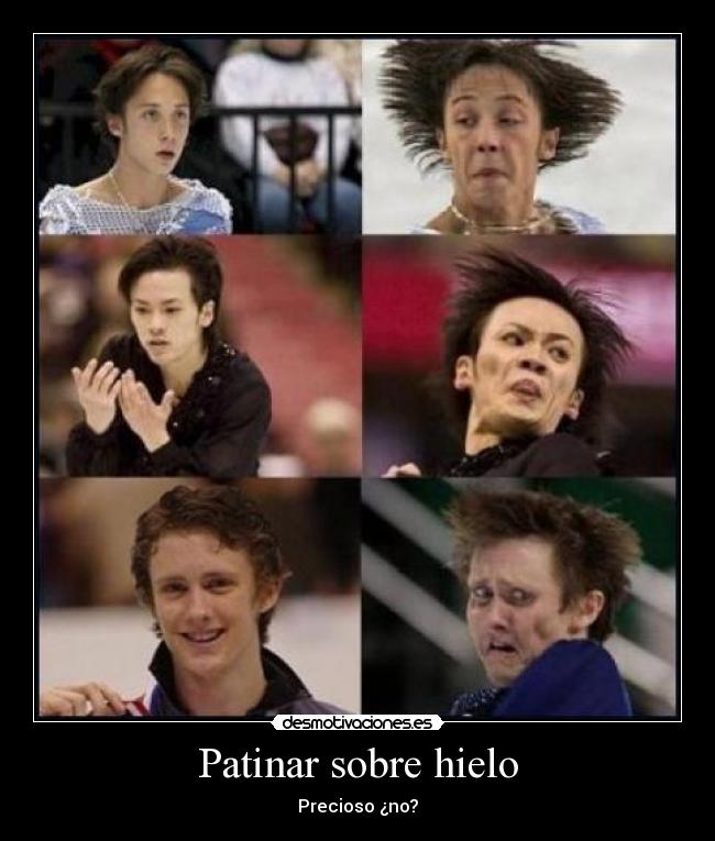 Patinar sobre hielo - Precioso ¿no?