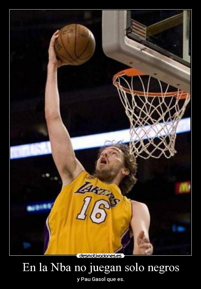 En la Nba no juegan solo negros - 