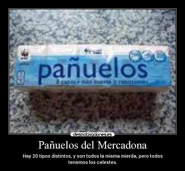 Pañuelos del Mercadona - 
