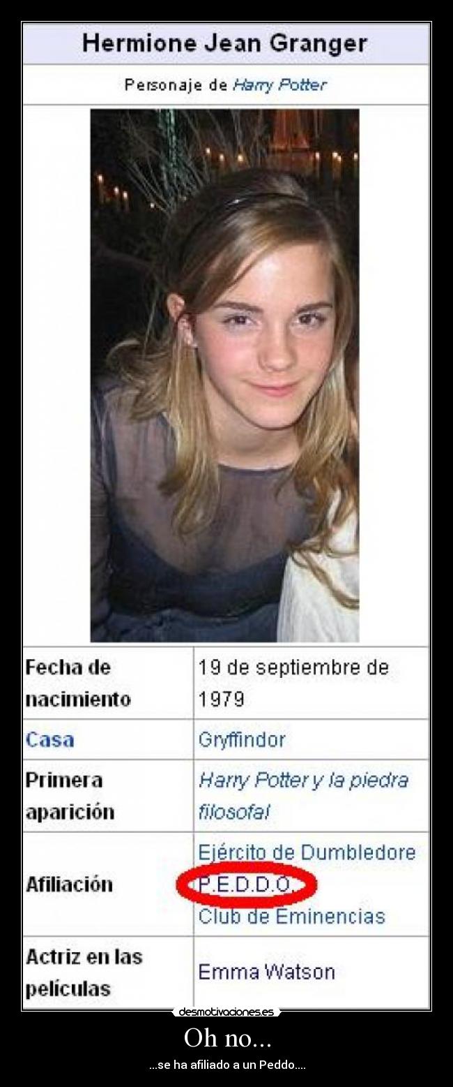 Oh no... - ...se ha afiliado a un Peddo....