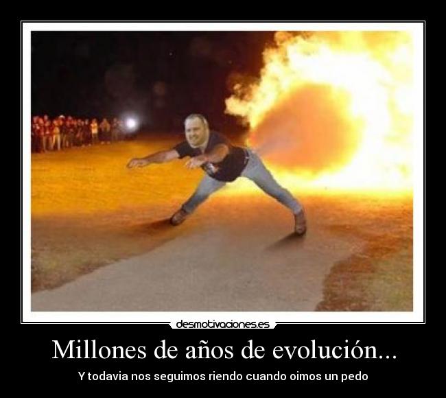 Millones de años de evolución... - 