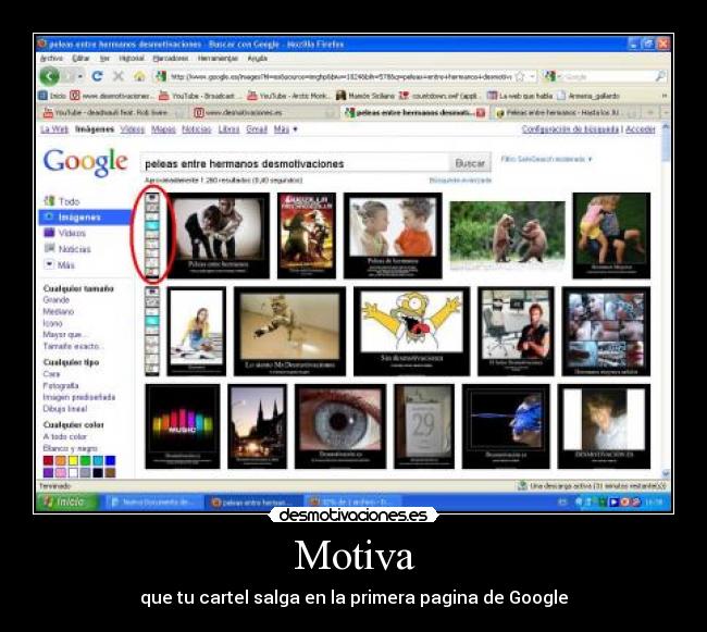 Motiva - que tu cartel salga en la primera pagina de Google