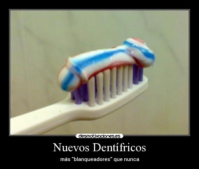 Nuevos Dentífricos - más blanqueadores que nunca