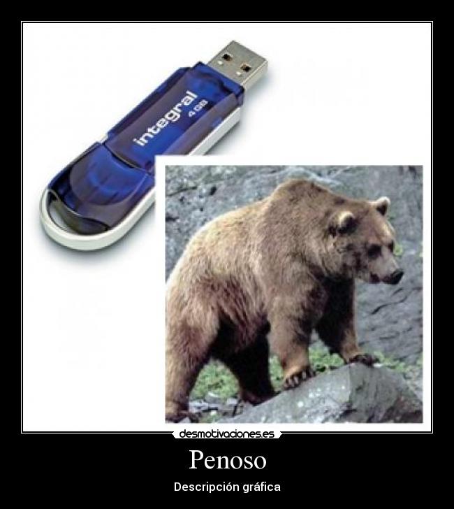 Penoso - Descripción gráfica