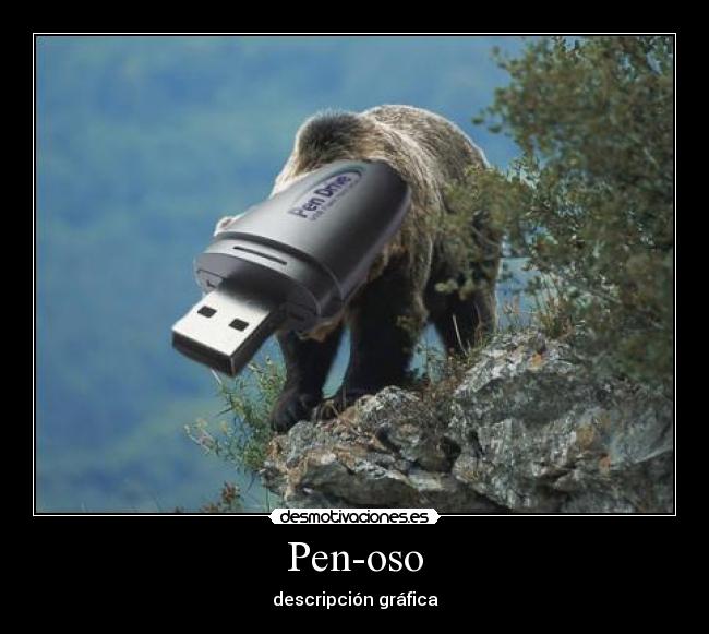 Pen-oso - descripción gráfica