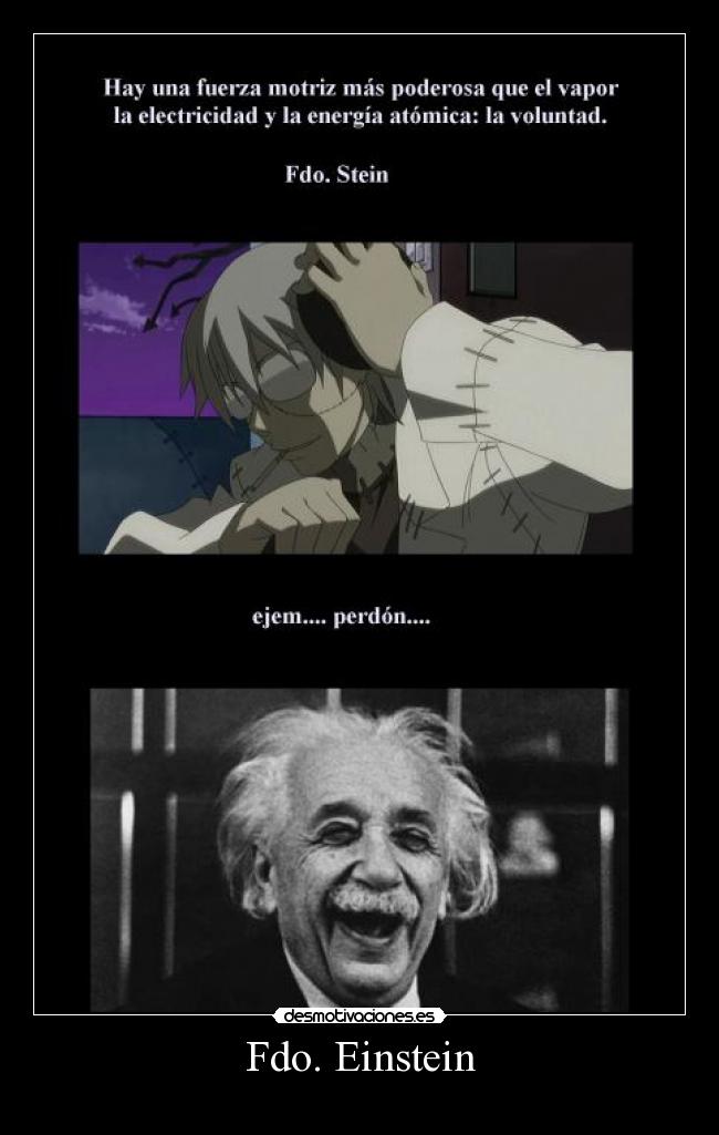 Fdo. Einstein -