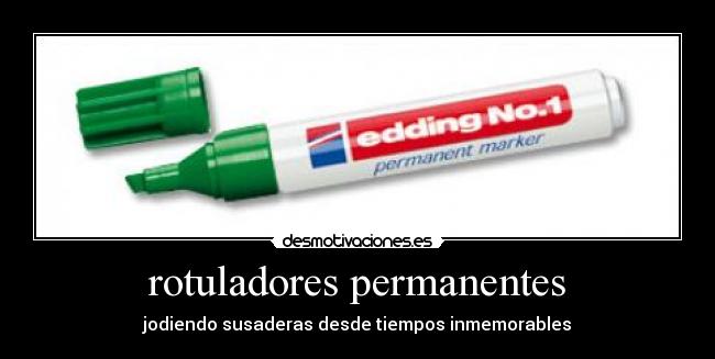 rotuladores permanentes -