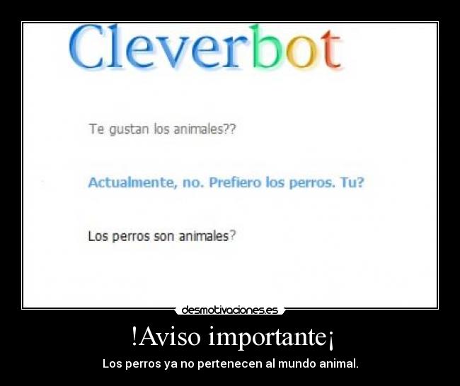 !Aviso importante¡ -