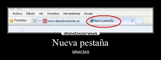 Nueva pestaña - GRACIAS