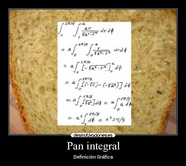 Pan integral - Definición Gráfica