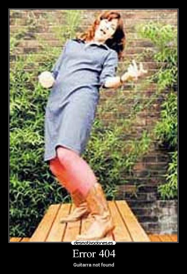 Error 404 - Guitarra not found