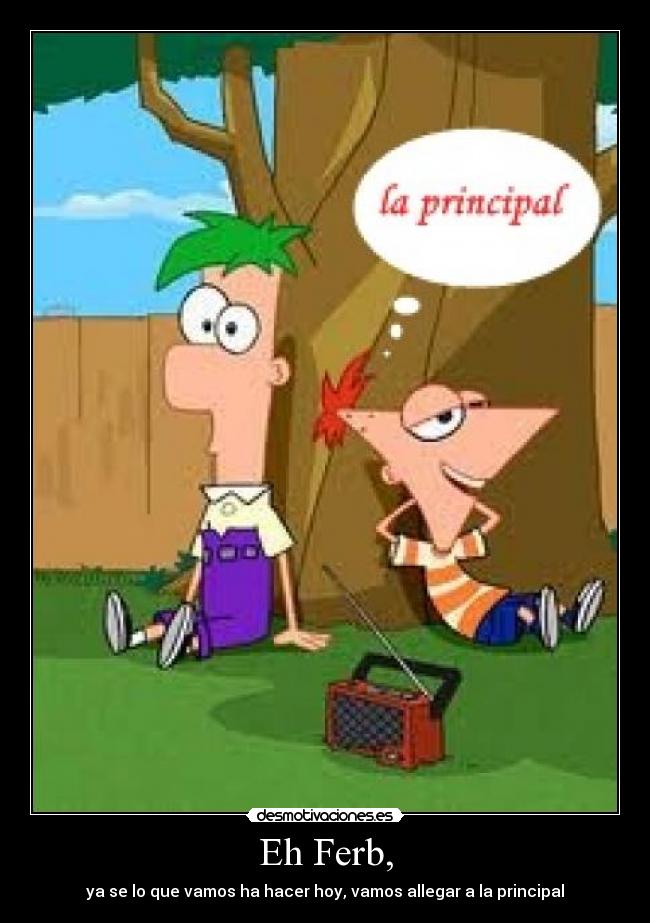 Eh Ferb, -