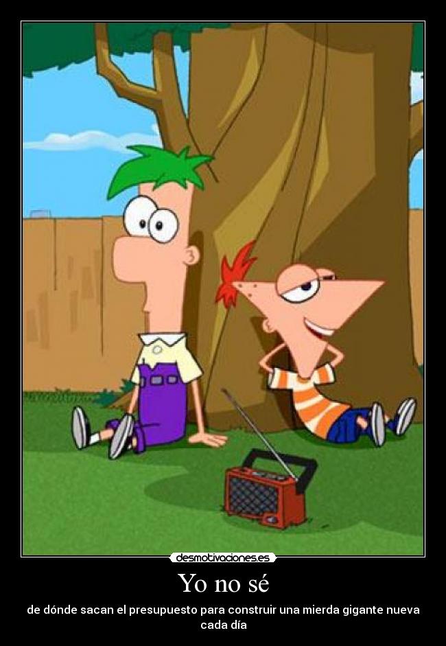 carteles phineas ferb subrealista desmotivaciones