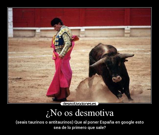 carteles toros espana desmotivaciones