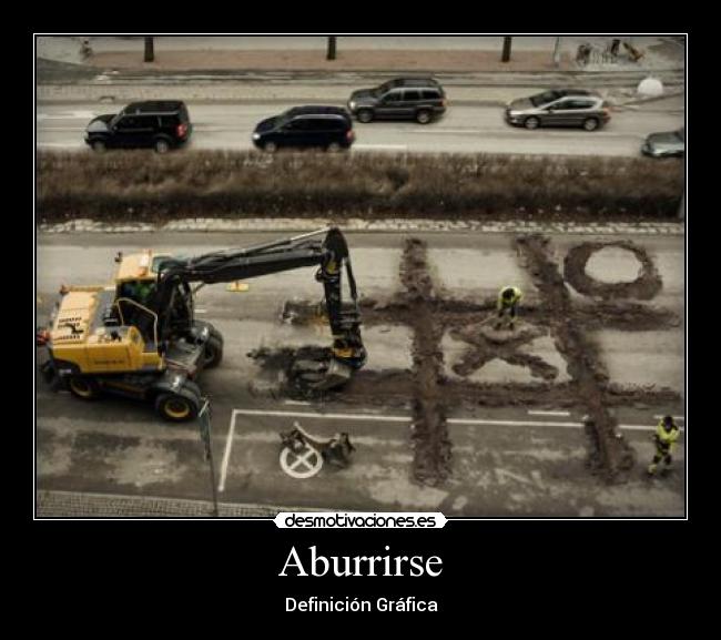 Aburrirse - Definición Gráfica