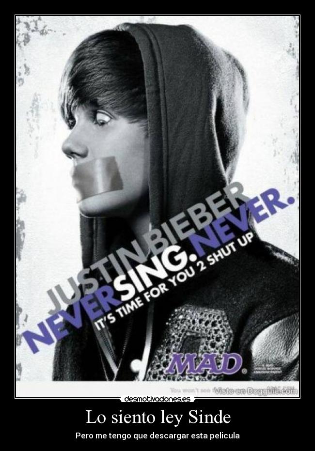 Lo siento ley Sinde -