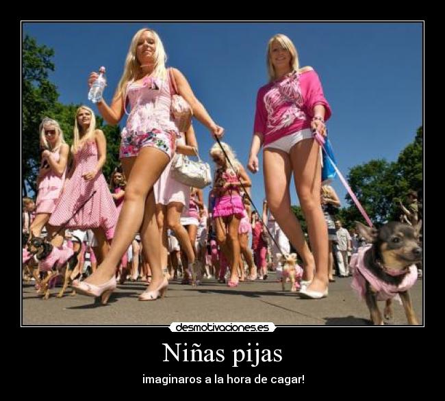 Niñas pijas - imaginaros a la hora de cagar!