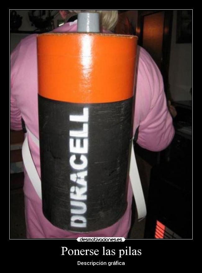 Ponerse las pilas - Descripción gráfica