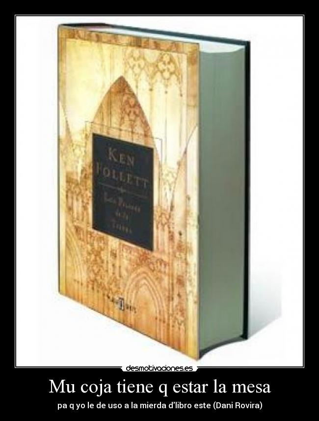 Mu coja tiene q estar la mesa - 