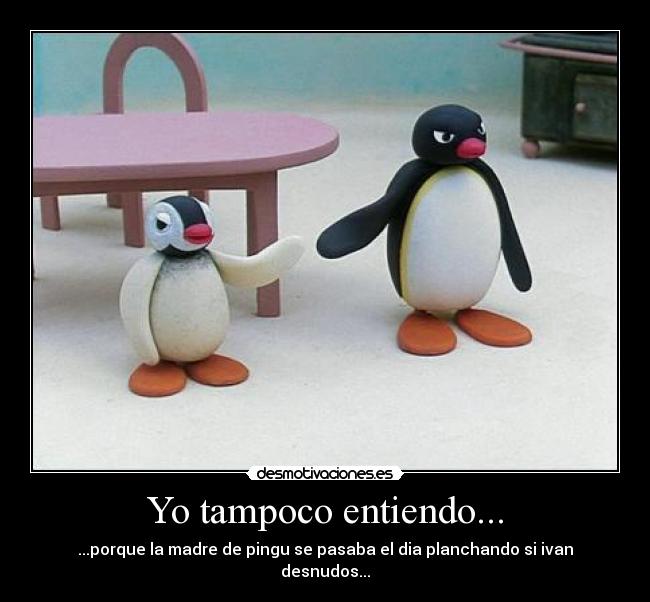 Yo tampoco entiendo... - 