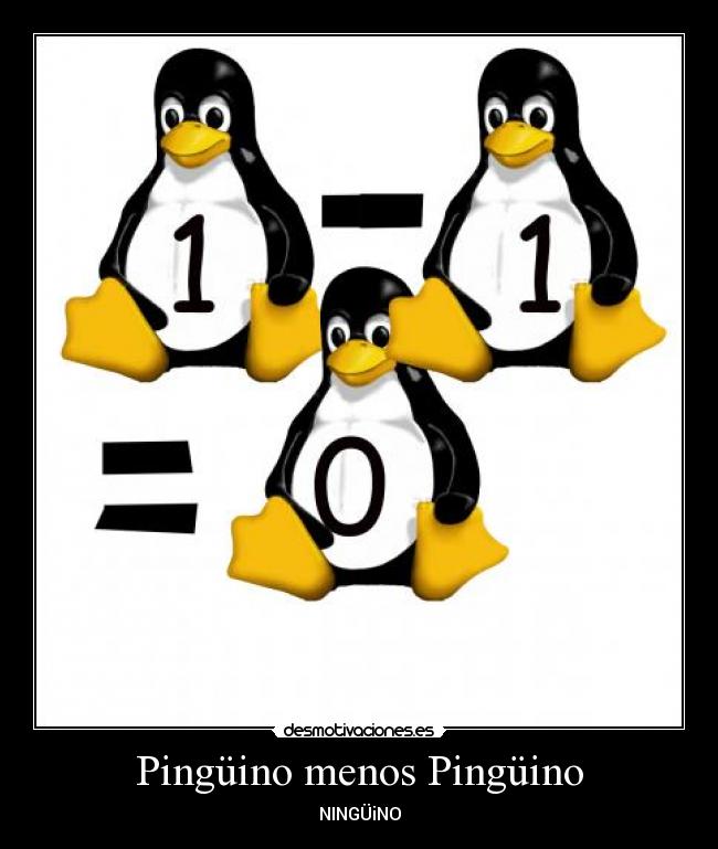 Pingüino menos Pingüino -