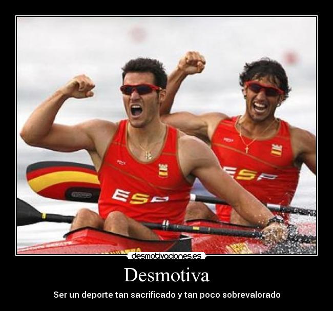 carteles deporte piraguismo carlos perez rial saul craviotto ribero desmotivaciones