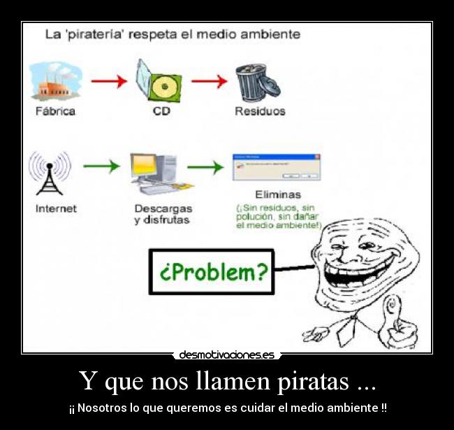 Y que nos llamen piratas ... - 