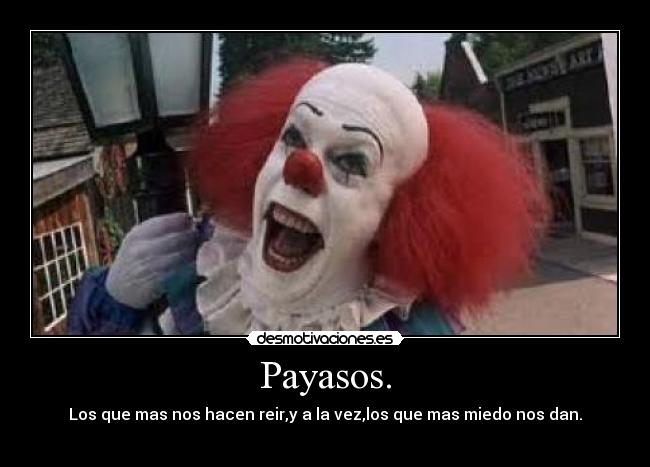 Payasos. -