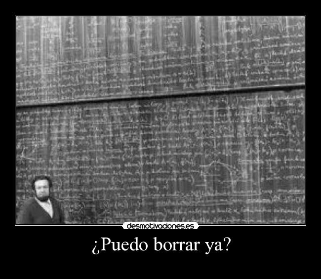 ¿Puedo borrar ya? - 