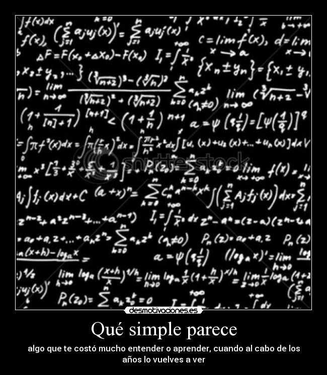 Qué simple parece - 