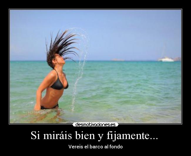 Si miráis bien y fijamente...  - 