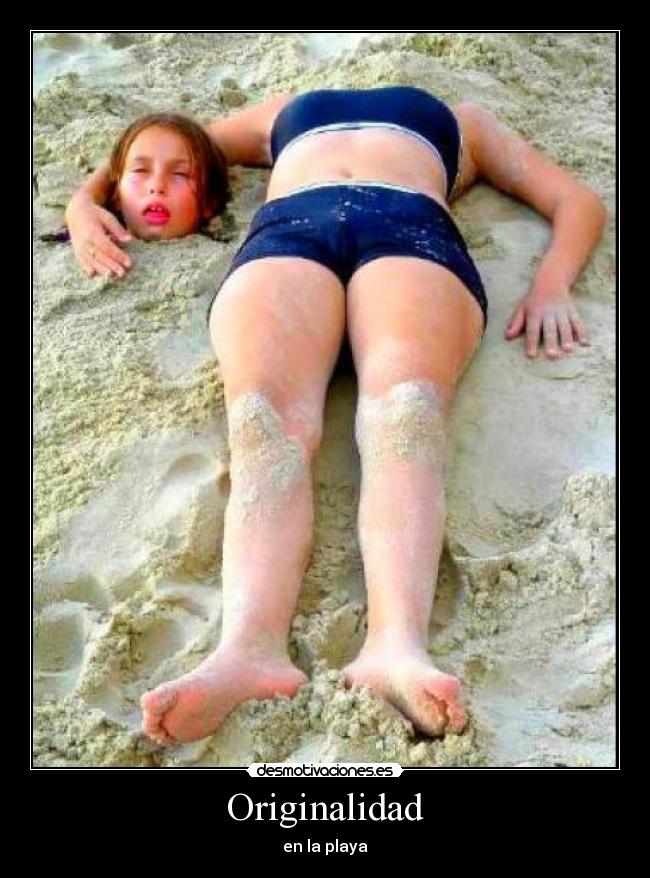 Originalidad - en la playa