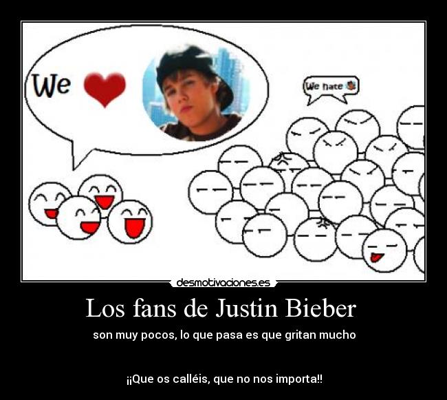 Los fans de Justin Bieber  - 