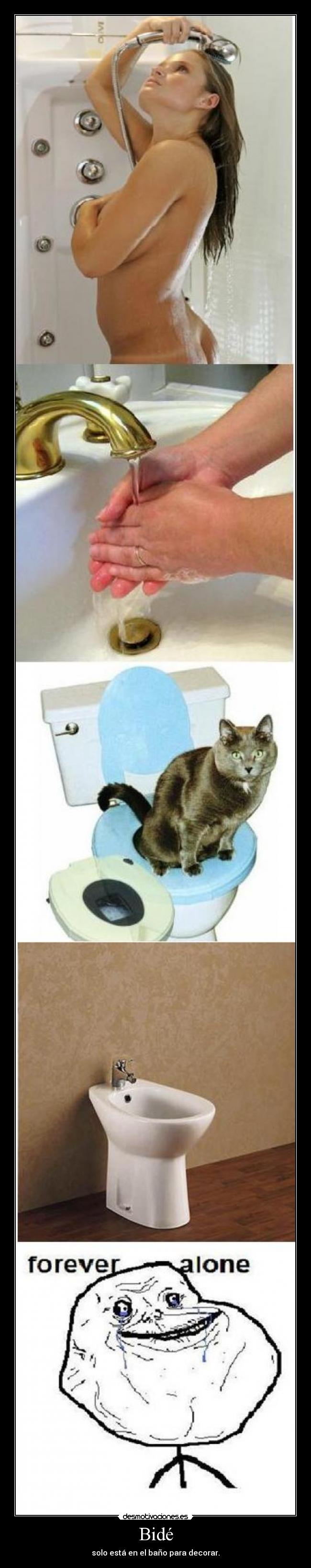 Bidé - solo está en el baño para decorar.