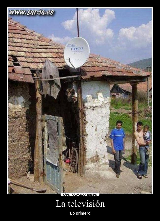 La televisión - Lo primero