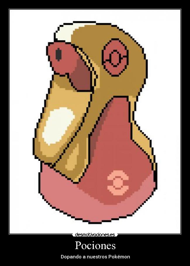 Pociones - Dopando a nuestros Pokémon