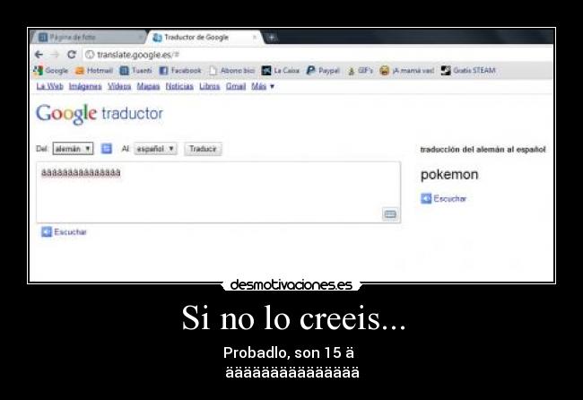 Si no lo creeis... -