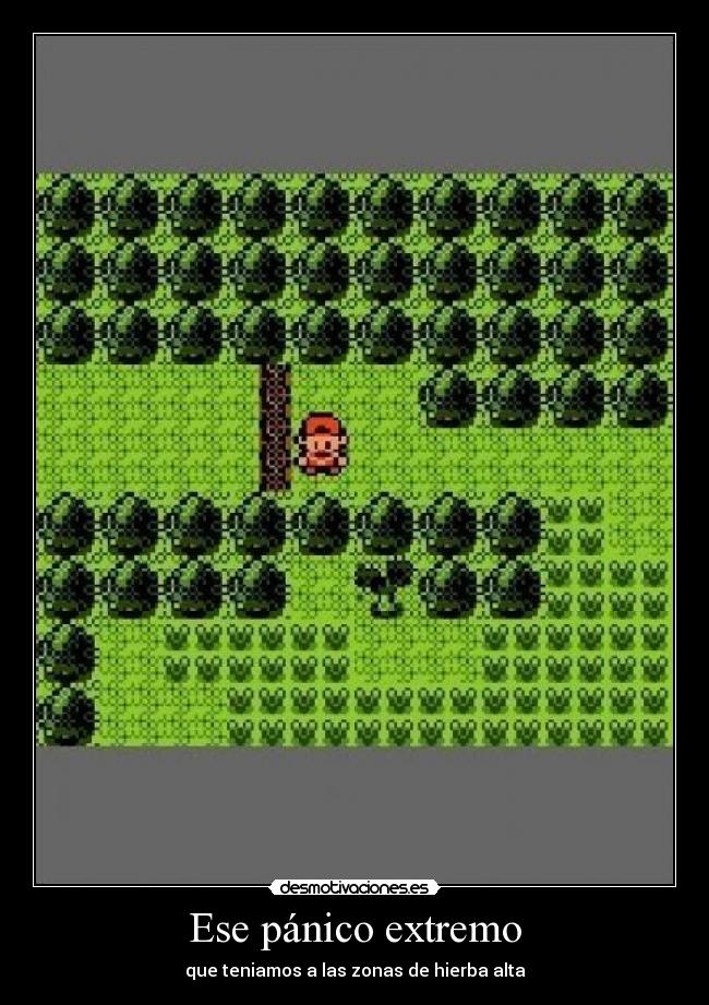 Ese pánico extremo -