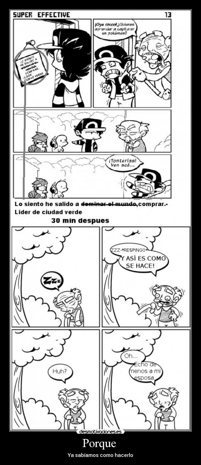 Porque - Ya sabíamos como hacerlo