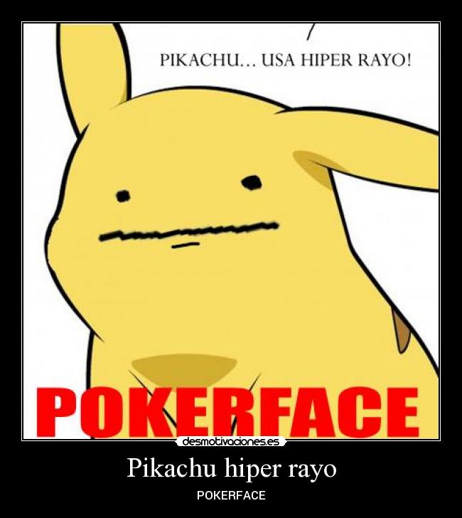 Pikachu hiper rayo -