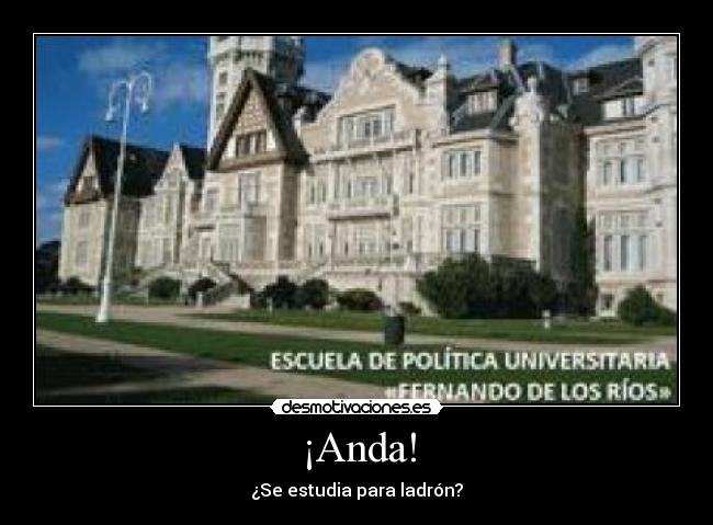 ¡Anda! - ¿Se estudia para ladrón?