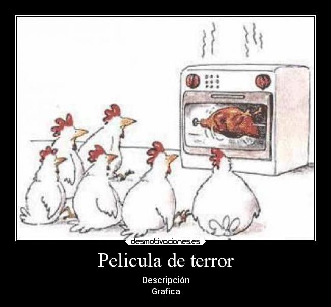 Pelicula de terror - Descripción
Grafica