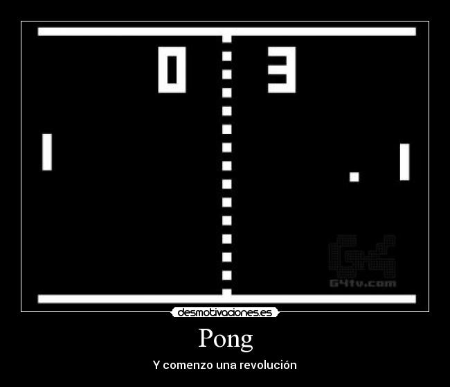 Pong - Y comenzo una revolución