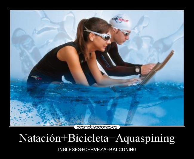 Natación+Bicicleta=Aquaspining -