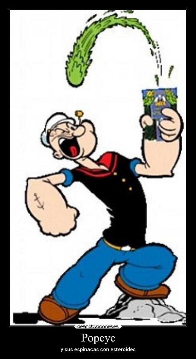 carteles popeye desmotivaciones