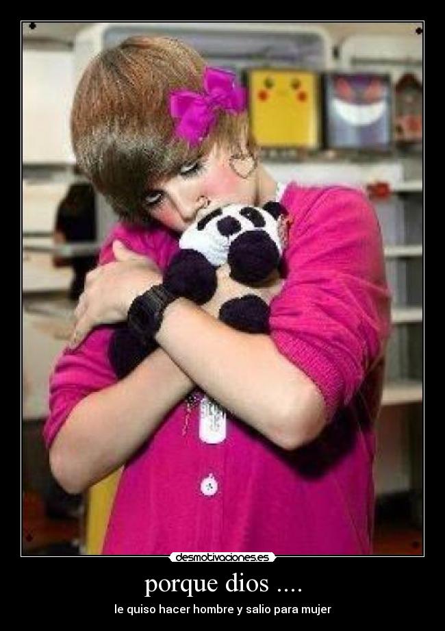 porque dios .... -