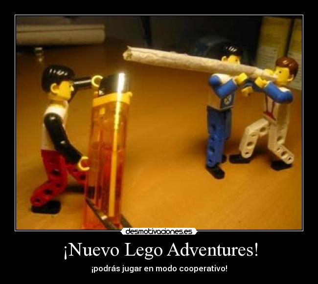 carteles lego adventures desmotivaciones