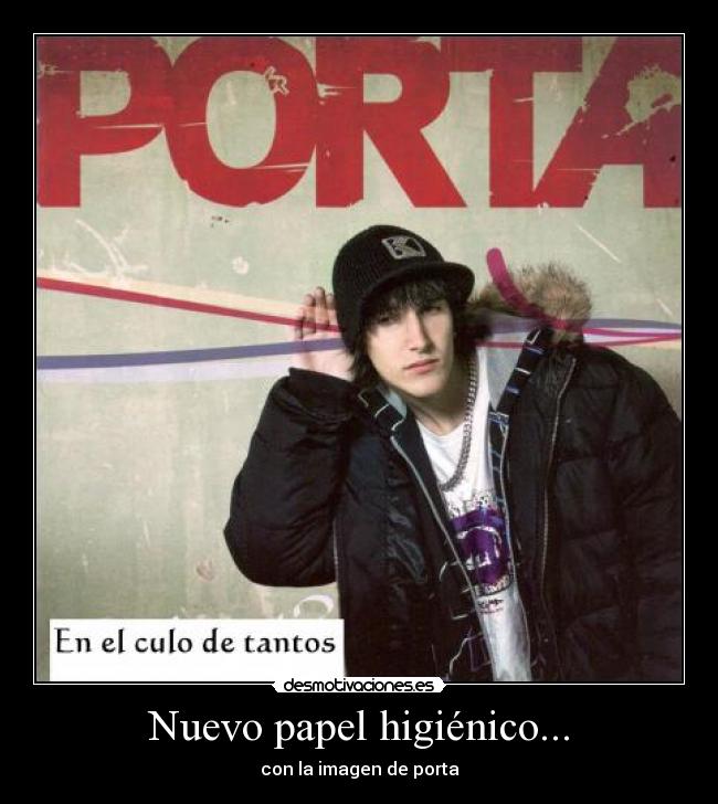 Nuevo papel higiénico... -