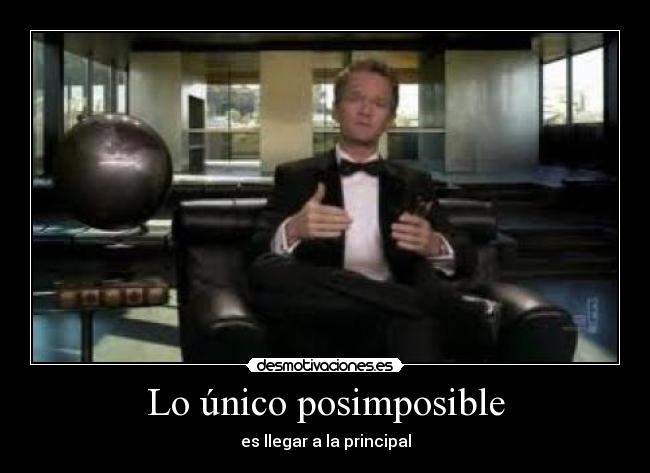Lo único posimposible -